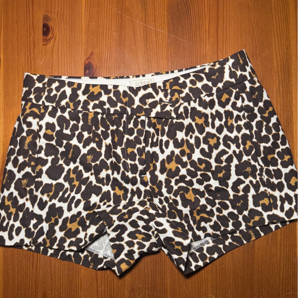 J. Crew Leopard Print Shorts